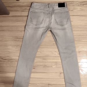 Allsaints cigarette jeans gray wash sz32